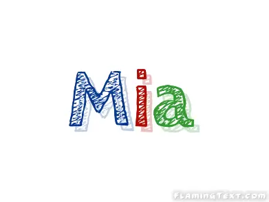 nombres que rimen con mia